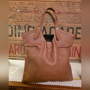 Orciani Leather Tote Bag